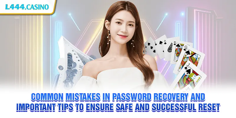 Common mistakes in password recovery and important tips to ensure safe and successful reset