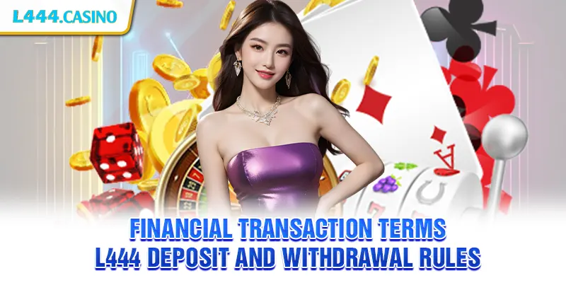 Financial Transaction Terms – L444 Deposit and Withdrawal Rules