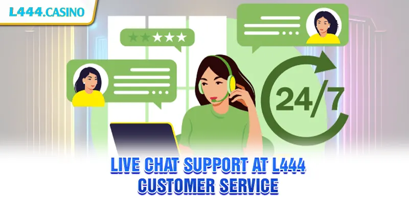 Live chat support at L444 customer service