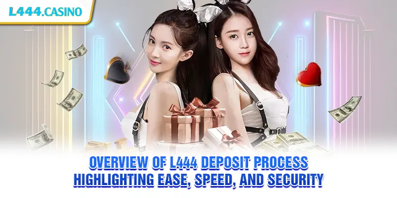 Overview of L444 deposit process highlighting ease, speed, and security