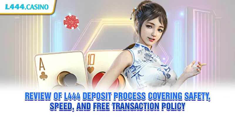 Review of L444 deposit process covering safety, speed, and free transaction policy