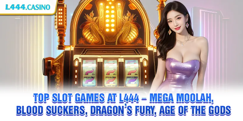 Top Slot Games at L444 – Mega Moolah, Blood Suckers, Dragon’s Fury, Age of the Gods